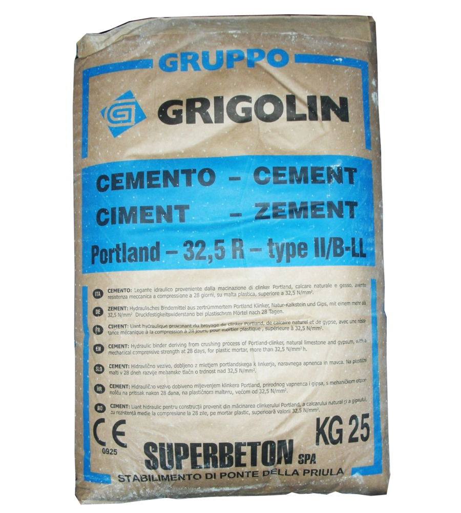 Sacco cemento grigio "32.5 r", 25 kg